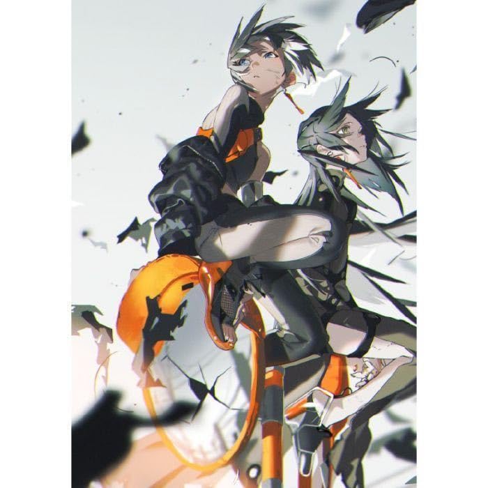 米山舞 キャンバス 個展SHE Amazon.co.jp: 米山舞 個展 SHE キャンバスアート SHE TWO CROWS